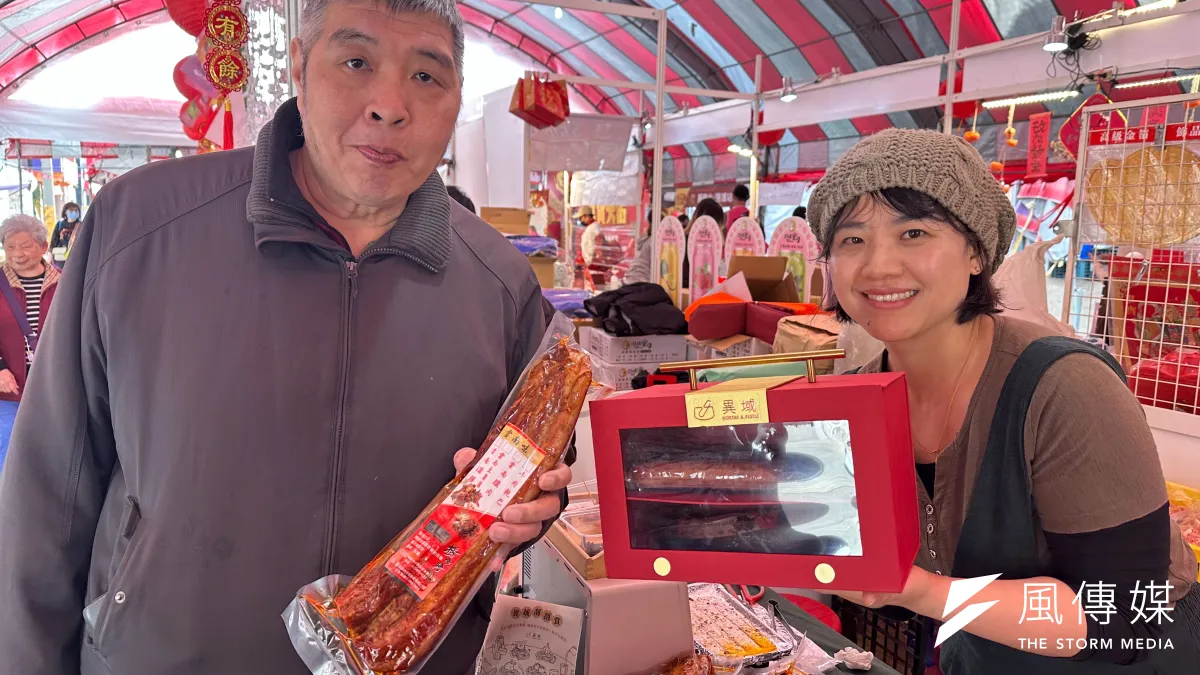 年貨大街讓傳承25年的媽媽好味道可以被更多人看見。(圖/程霽玥攝)