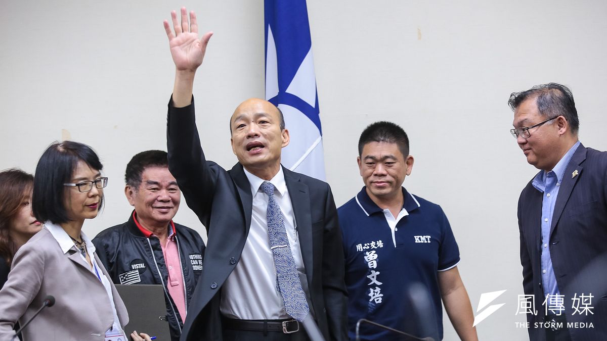 高雄市長韓國瑜成就國民黨九合一選舉大勝,也可能敗掉國民黨總統大選。(顏麟宇攝) 高雄市長韓國瑜成就國民黨九合一選舉大勝,也可能敗掉國民黨總統大選。(顏麟宇攝)