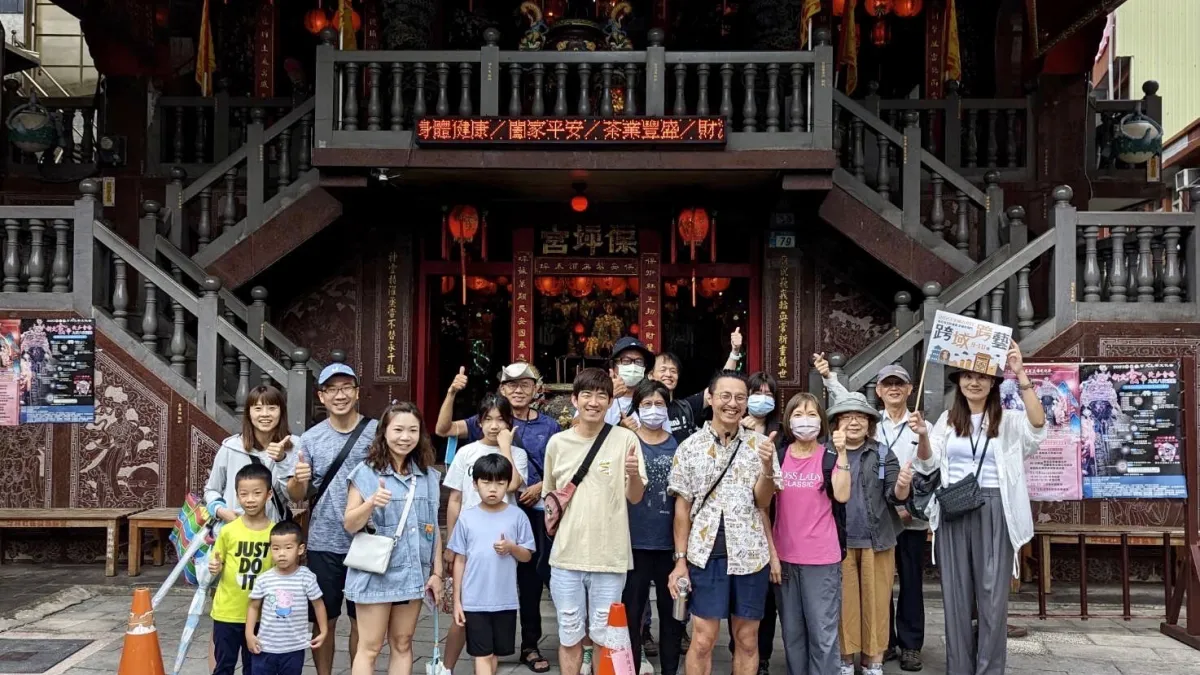 清同治年間,隨著坪林開墾日盛,移民建造的「保坪宮」成為當地信仰中心。(圖/新北市府提供)