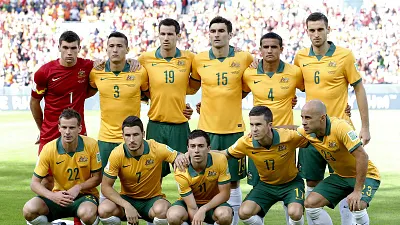 澳洲在上屆世足墊底,今年希望有更好成績表現。(美聯社)