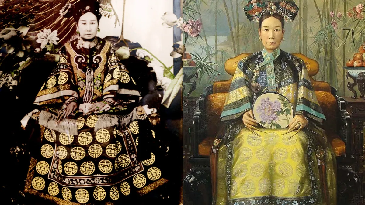 中國歷史上鮮少出現女性當政,清朝的慈禧太后成為少數特例。不過,慈禧是如何崛起,成為獨領朝政的女強人呢?(合成圖/取自Wikipedia)