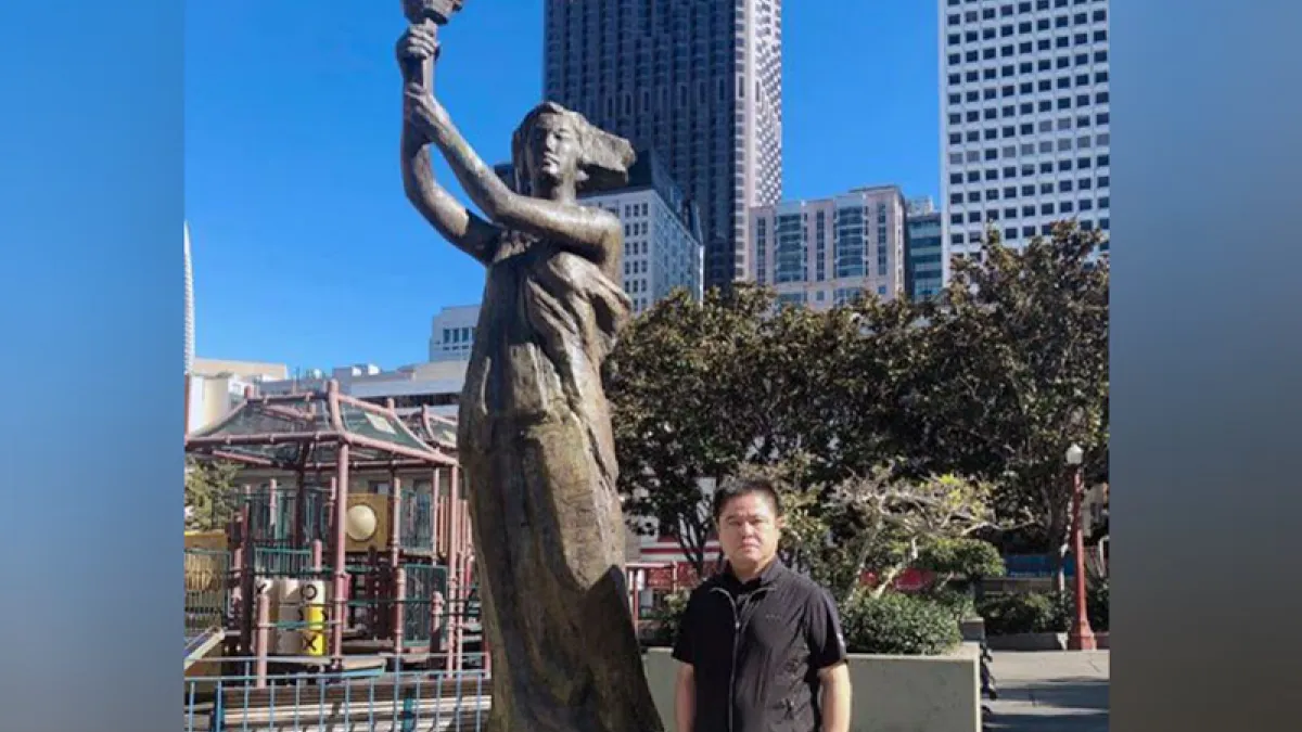 中國大陸前雞西市副市長李傳良在美受訪時強調對他的貪汙指控都是假的。(取自微博)