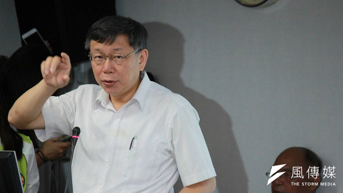 台北市長柯文哲在目前的三腳戰局中,還是最具優勢。(方炳超攝) 台北市長柯文哲在目前的三腳戰局中,還是最具優勢。(方炳超攝)