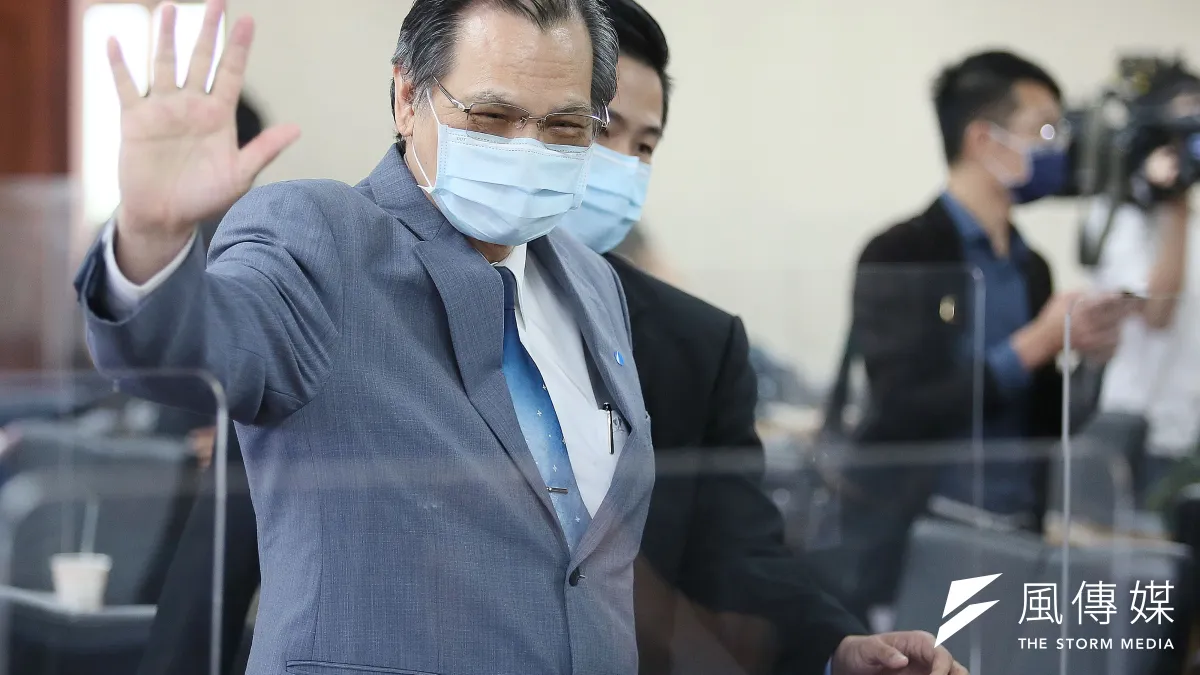 國家安全局長陳明通立院備詢,「認知作戰」隨時掛在嘴邊。(柯承惠攝)