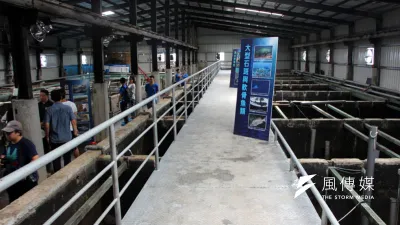 東北角和美後場蓄養站,已在飼養展示魚種。(圖/張毅攝)