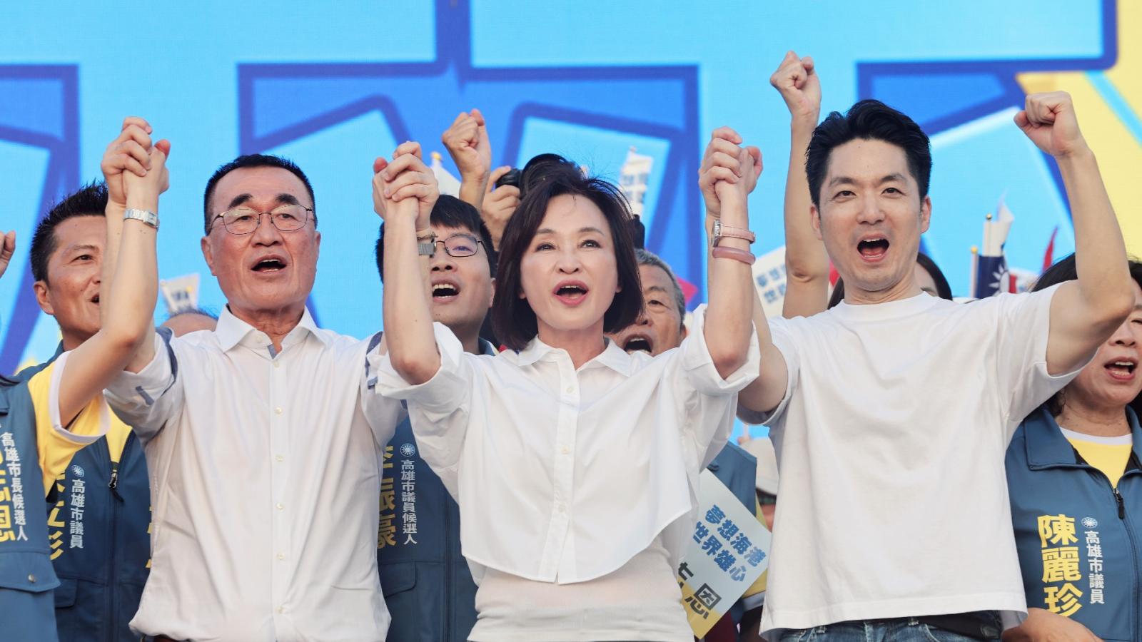 「北高連線」鳳山集結!柯志恩造勢3萬人力挺 王金平、蔣萬安、李四川齊轟:高雄該換檔了