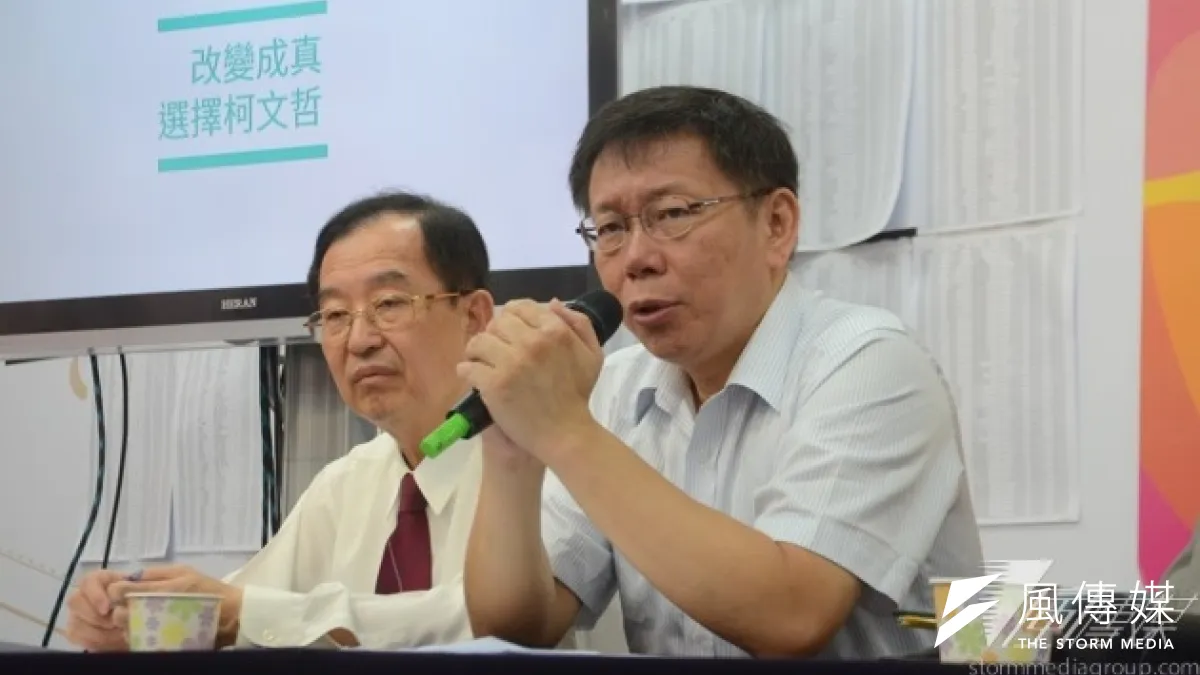 國民黨立委羅淑蕾猛打MG149帳戶,且揚言要來查證,在野台北市長候選人柯文哲19日下午表示,「原則很簡單,要來看的人,請帶連勝文的委託書來看,全部給你看」。(宋小海攝)
