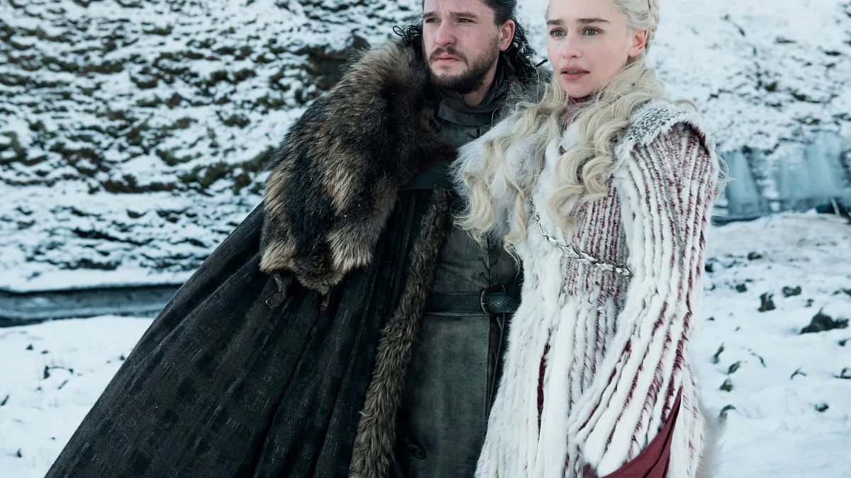 《冰與火之歌:權力遊戲》角色瓊恩雪諾與丹妮莉絲(AP) 《冰與火之歌:權力遊戲》角色瓊恩雪諾與丹妮莉絲(AP)