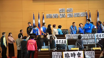 國民黨市議員杯葛台中市政府預算。(讀者提供)