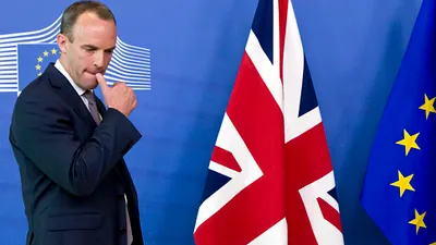 英國脫歐事務大臣、脫歐大臣拉布(Dominic Raab)(AP)