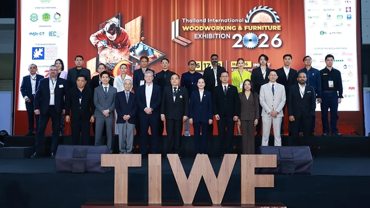 TIWF 2026 Opens 51% Larger, Strengthening Thailand's Position in ASEAN's Woodworking Industry