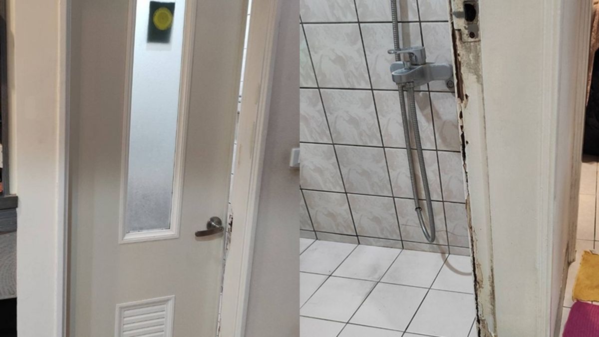 一名網友表示,朋友租屋處的浴室門壞掉,與房東反應後卻收到一張報價單,要他一起負擔一部分費用。(圖/翻攝自PTT) 一名網友表示,朋友租屋處的浴室門壞掉,與房東反應後卻收到一張報價單,要他一起負擔一部分費用。(圖/翻攝自PTT)