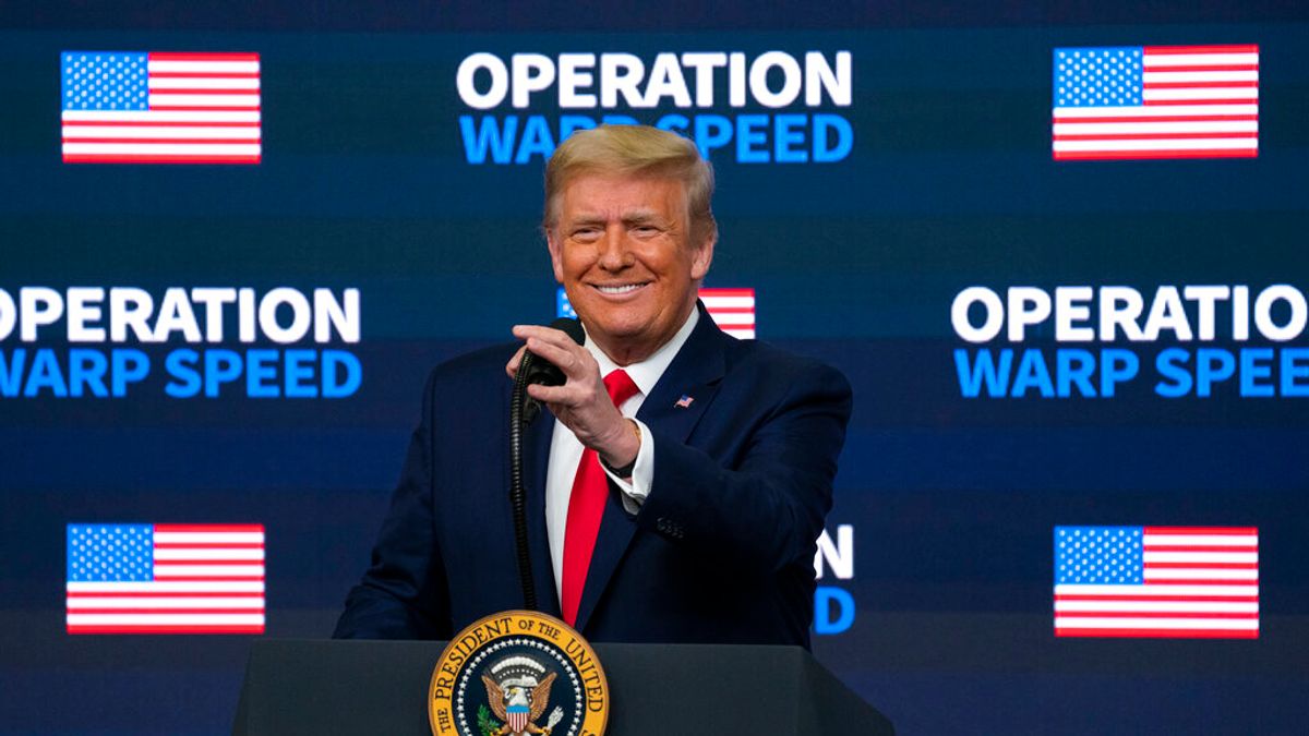 美國總統川普。(美聯社) 美國總統川普。(美聯社)