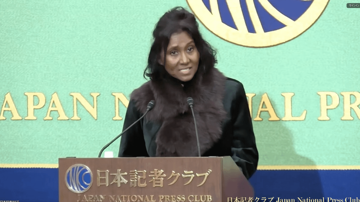 AP通信社のデイジー・ヴィーラシンハム社長兼CEOは、日本記者クラブの会見で、デジタルファースト戦略、収益多角化、AI活用の原則、そして報道の自由を守る重要性について説明した。(写真/日本記者クラブ提供) AP通信社のデイジー・ヴィーラシンハム社長兼CEOは、日本記者クラブの会見で、デジタルファースト戦略、収益多角化、AI活用の原則、そして報道の自由を守る重要性について説明した。(写真/日本記者クラブ提供)