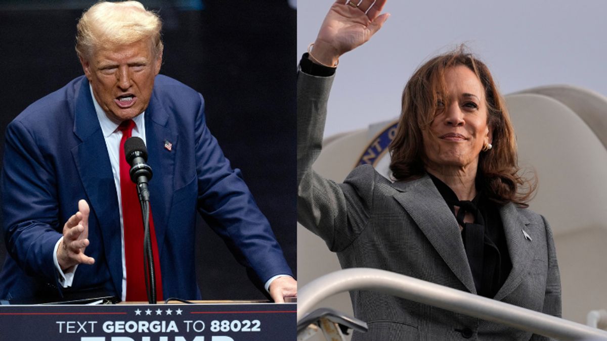 2024年アメリカ大統領選挙(左:トランプ氏、右:ハリス氏/AP通信提供) 2024年アメリカ大統領選挙(左:トランプ氏、右:ハリス氏/AP通信提供)