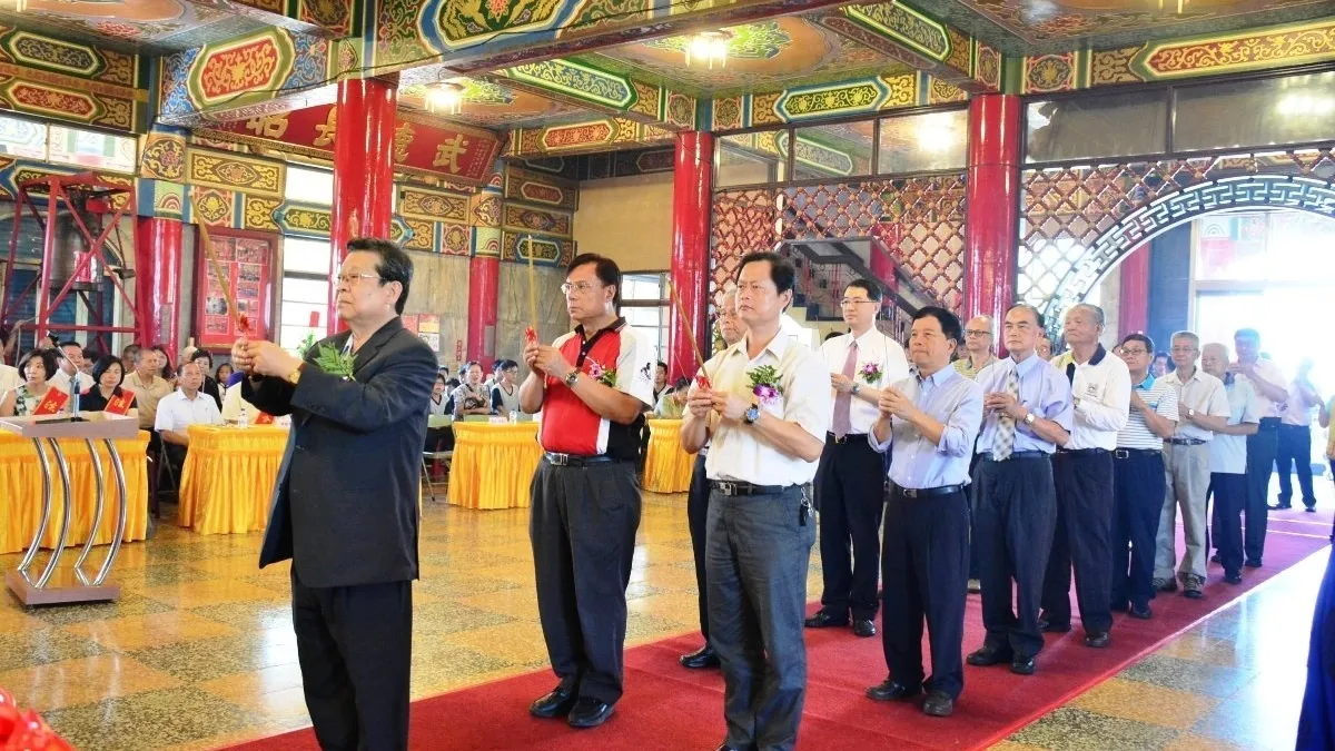 彰化各界慶祝大佛啟建55週年 蘇嘉全贈牌匾祝賀