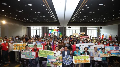嘉義縣消防局舉辦111年度災害防救深耕第三期計畫成果發表暨表揚大會。(圖/嘉義縣政府提供)