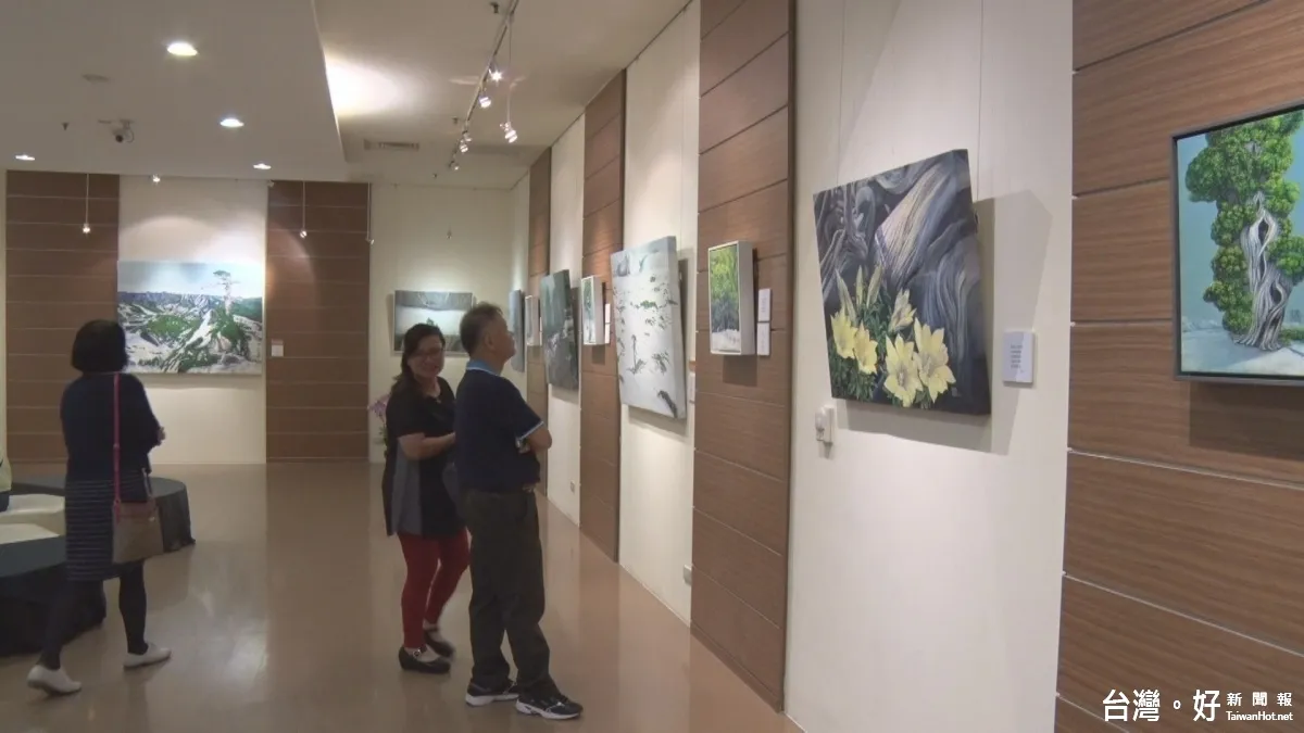 古原瑜、李蓁書畫聯展 展現在地藝術家風範