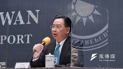 對於台灣漁船遭日本海上保安廳衝撞事件,外交部長吳釗燮(見圖)表示將嚴正向日方關切漁民權益。(資料照,盧逸峰攝)