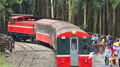 阿里山小火車將於7月6日全線通車,車站附近景點一次看。(資料照/洪煜勛攝)