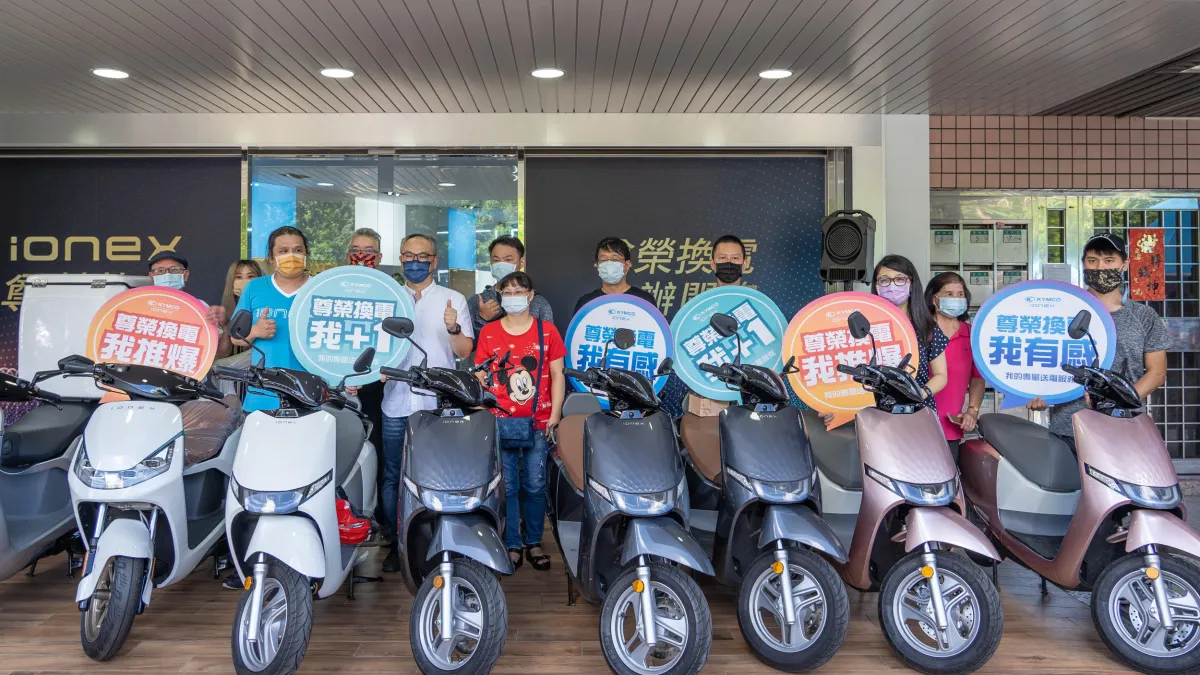 「Ionex尊榮換電」推出後,全台Ionex銷售店面增加許多人氣與買氣。