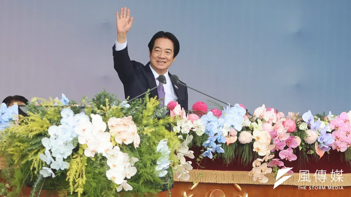 115年國慶大會,總統賴清德發表談話。(柯承惠攝)