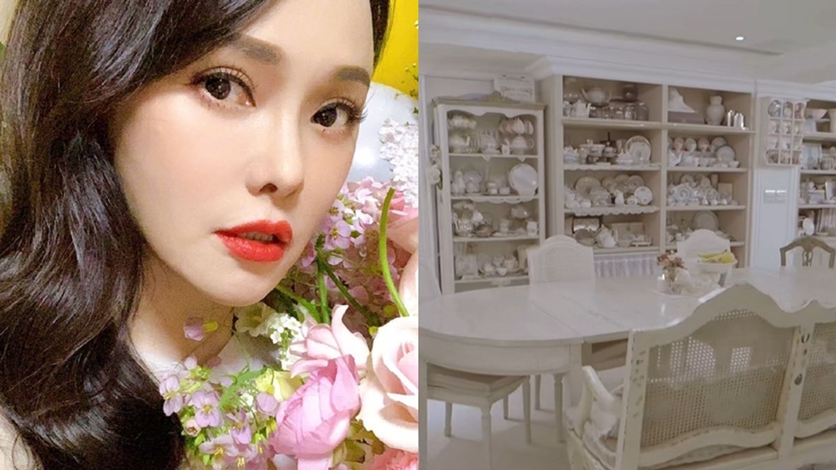 伊能靜近日返台,拍影片分享自家台北豪宅內部裝潢。(圖/翻攝自伊能靜微博、抖音) 伊能靜近日返台,拍影片分享自家台北豪宅內部裝潢。(圖/翻攝自伊能靜微博、抖音)
