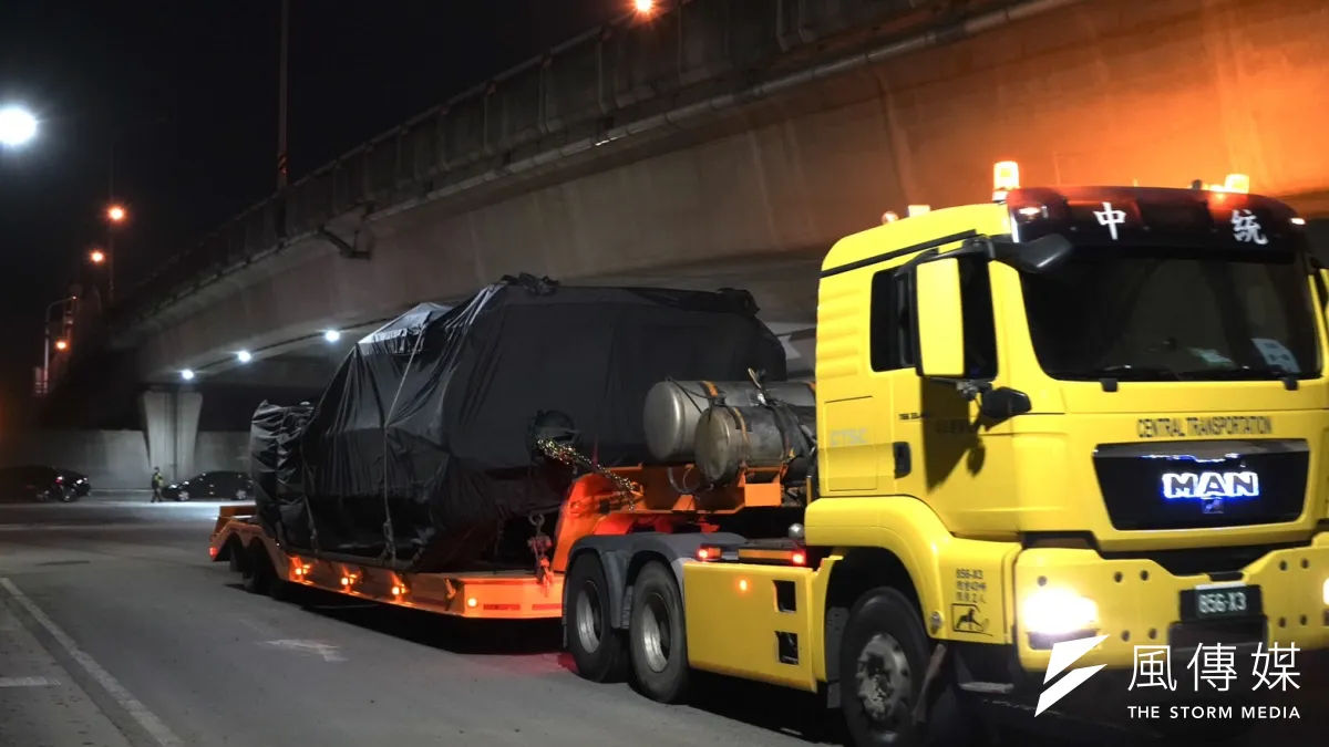 美國對台軍售405億共計108輛M1A2T戰車,首批38輛在年底於台北港現身。(資料照,張曜麟攝)