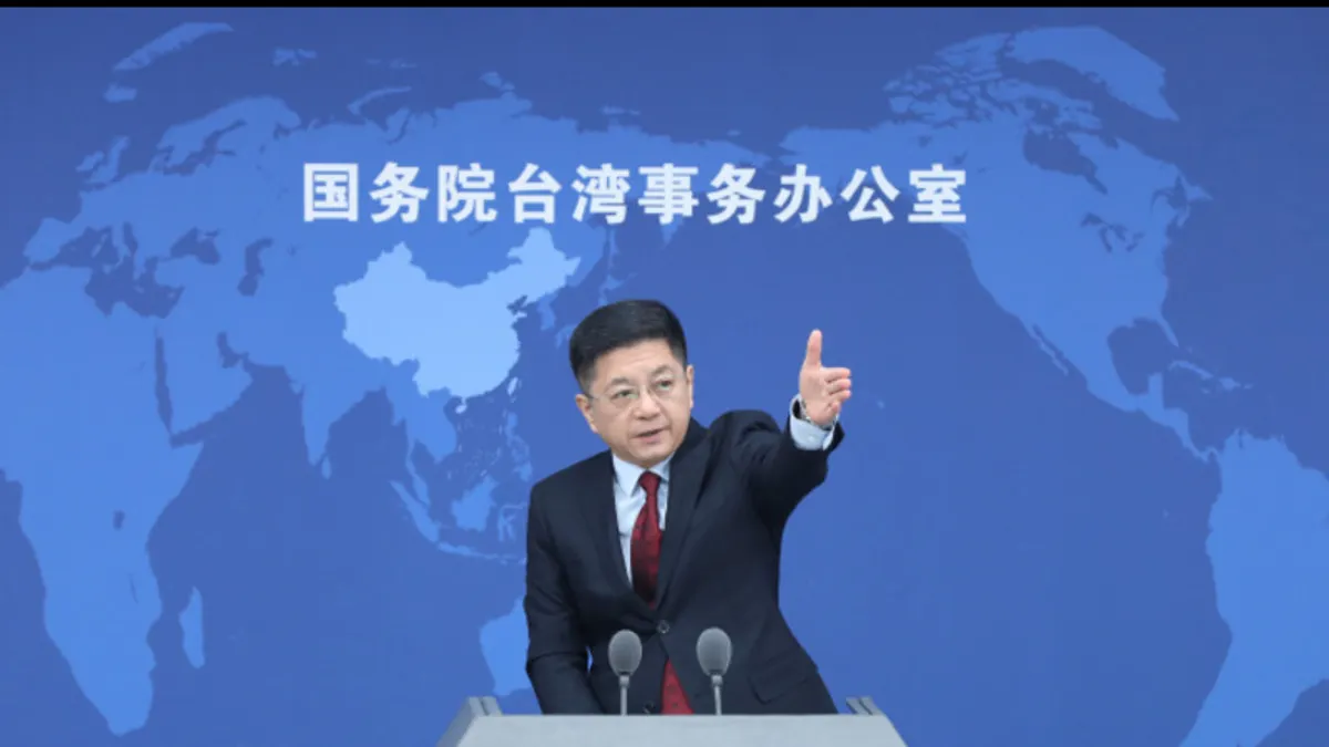 國台辦發言人馬曉光。(圖/擷取自國務院臺灣事務辦公室官方微博)