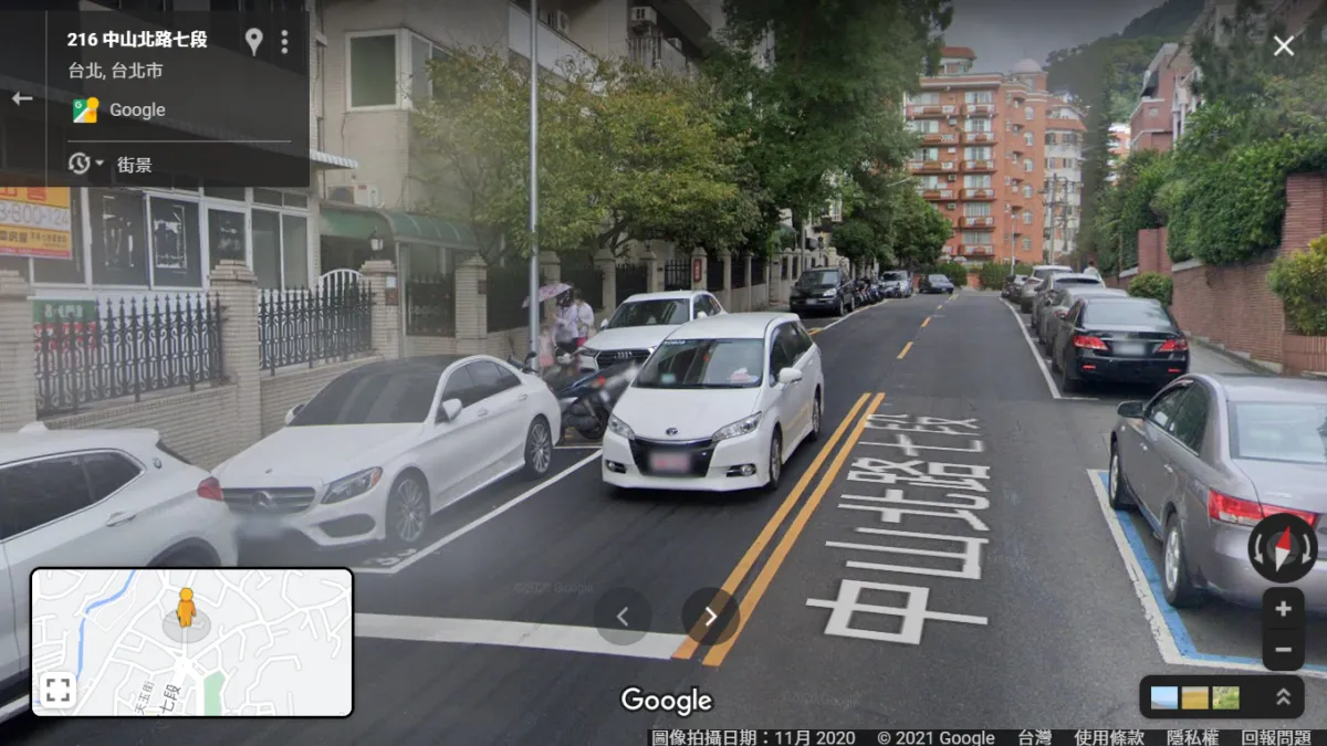 Google也列出街景服務過去一年全台灣最多人瀏覽的25個地點,前5名為7-ELEVEN東崎門市、城中大廈、台中火車站、仁惠婦幼醫院、7-ELEVEN台東大武門市。(翻攝自Google地圖)