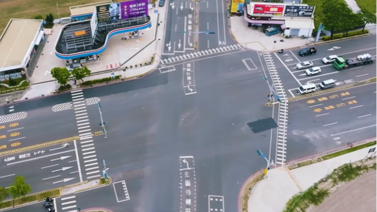 台19甲:西拉雅大道路口 (圖/台南市政府交通局提供)