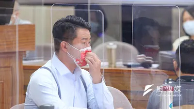 台灣基進黨立委陳柏惟面臨罷免投票,危機四伏。(顏麟宇攝)