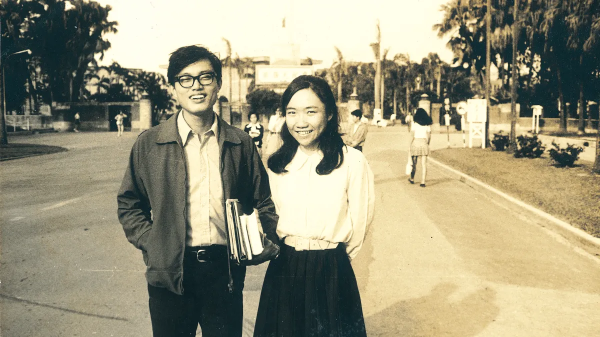 洪三雄與陳玲玉在戒嚴時代勇敢爭取言論自由,之後也攜手走過一輩子(圖/圓神出版提供)