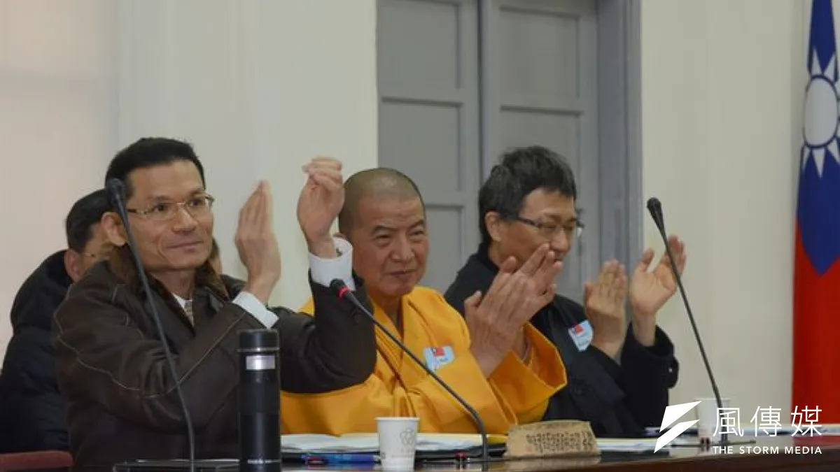 反同護家盟成員多屬宗教團體。(宋小海攝)