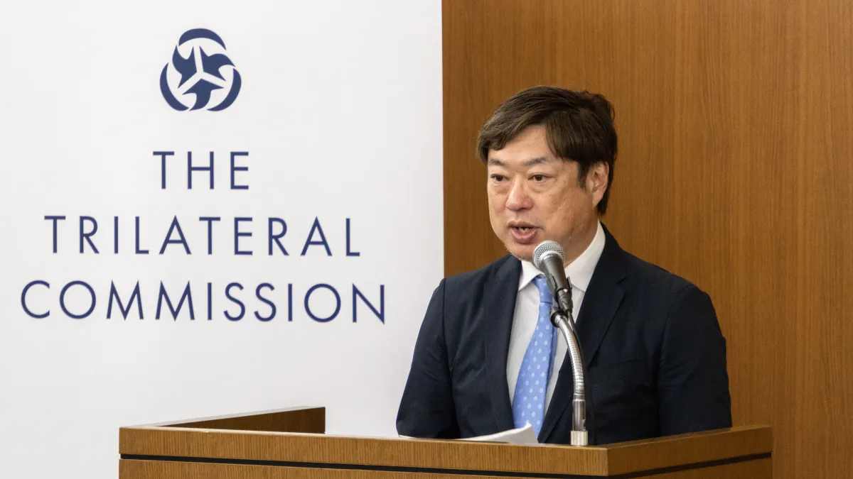 三極委員会が日米欧の知見を結集する軍事AIのスタディグループを発足させ、核や生物兵器、異種システム間の危機管理における人間の意味ある制御確立に向け2027年の提言を目指す。(写真/公益財団法人国際文化会館提供)