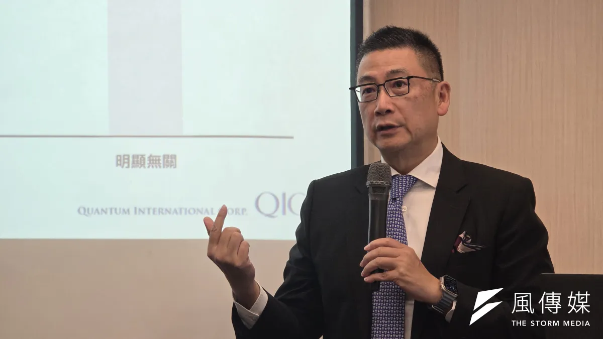 寬量國際創辦人暨執行長李鴻基。(魏鑫陽攝)