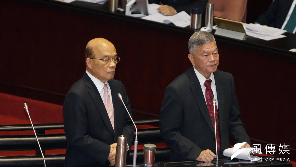 20191001-行政院長蘇貞昌、經濟部長沈榮津於院會備詢。(盧逸峰攝)