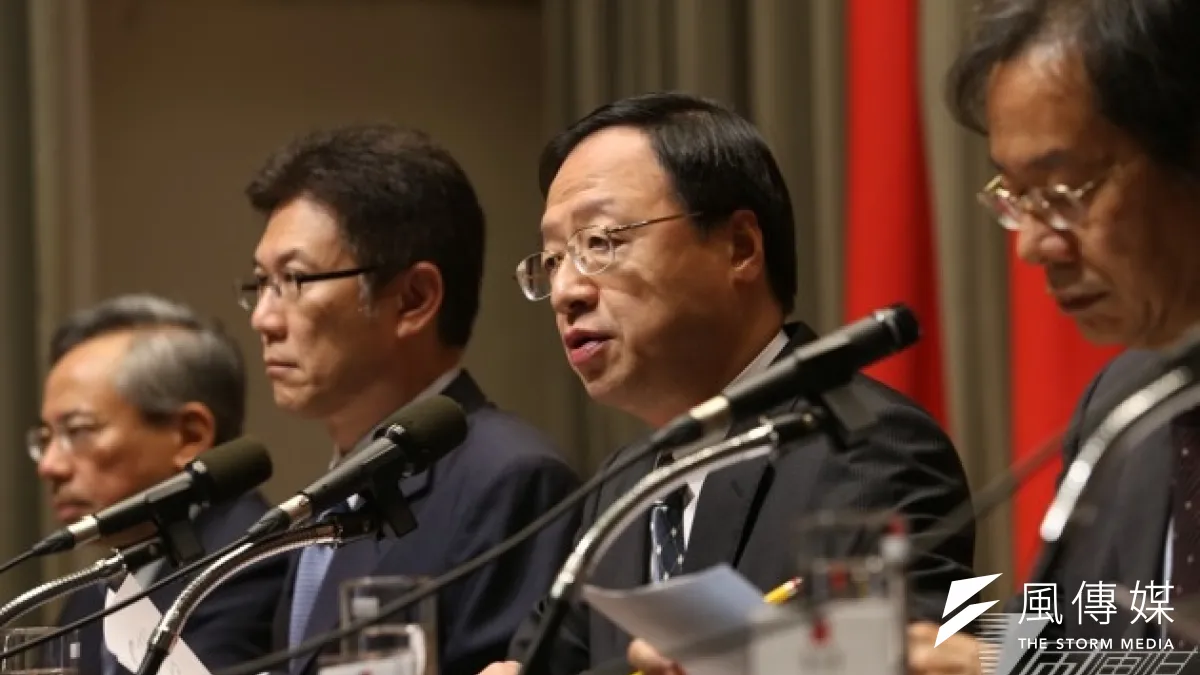 稍早的行政院會中,江宜樺痛斥黑心商人公然挑戰政府公權力,要求相關機關不設底線、徹查到底。(吳逸驊攝)