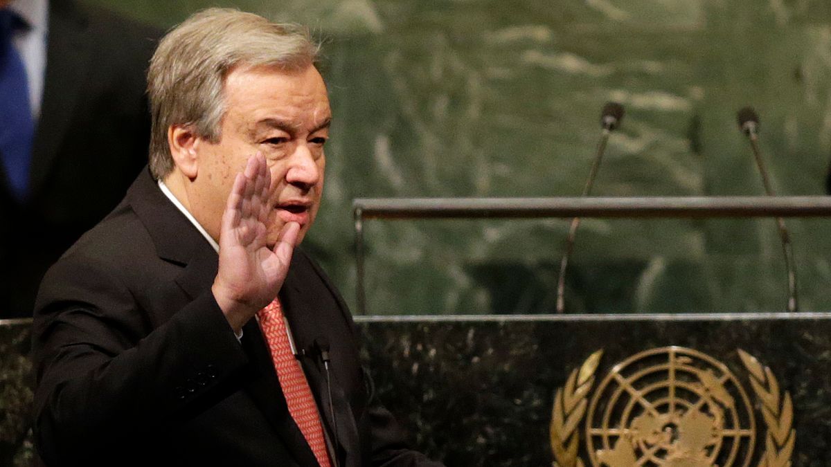 新任聯合國祕書長古特雷斯(António Guterres)(AP) 新任聯合國祕書長古特雷斯(António Guterres)(AP)