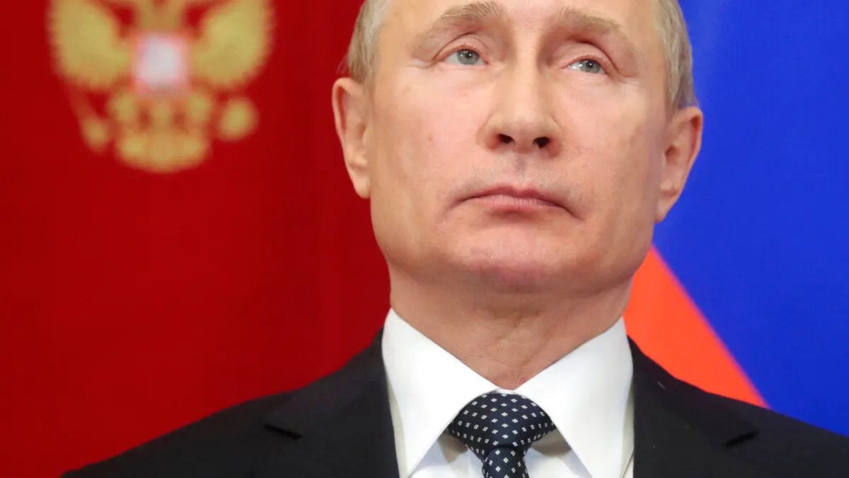 只要普丁主義政權掌權,俄羅斯對烏克蘭的威脅就會一直存在。圖為俄羅斯總統普丁。(資料照,美聯社)