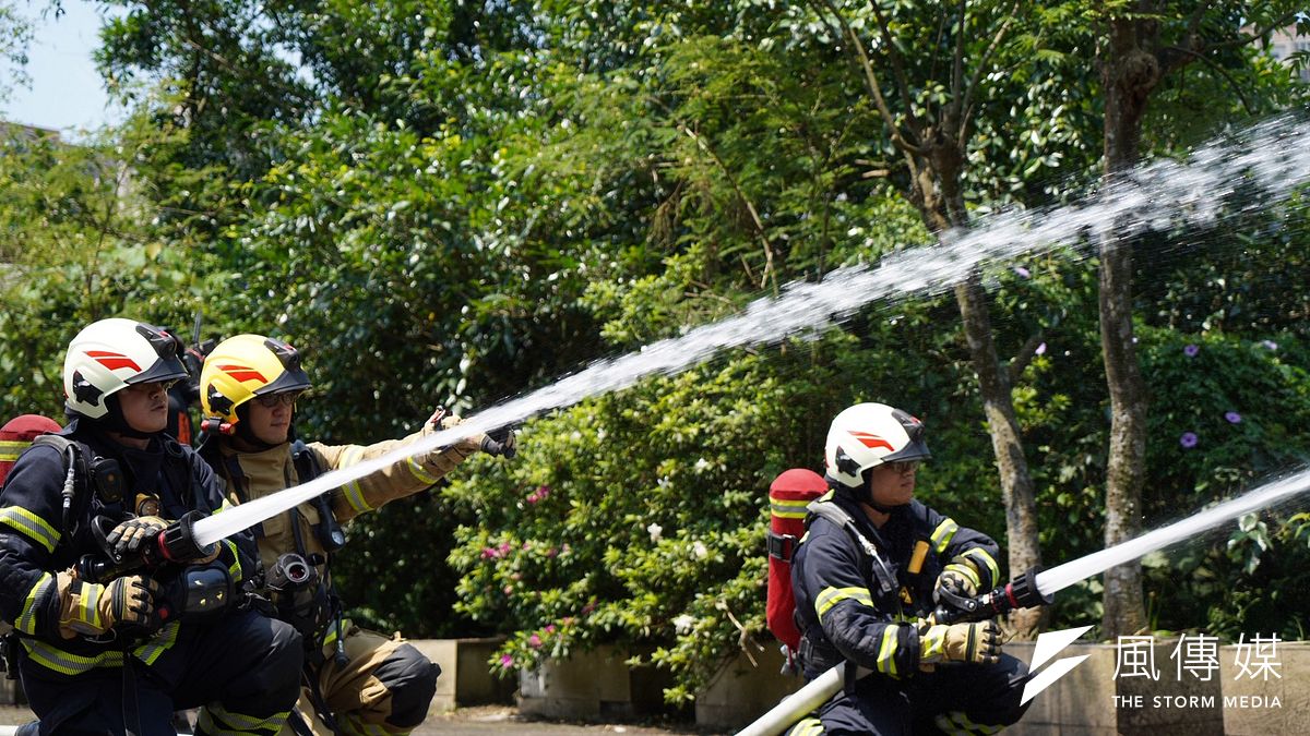 基隆4月30日辦理2025城鎮韌性演習,希望以「有想定、無劇本」找出問題,但還是有人習慣用「演」的。(張曜麟攝) 基隆4月30日辦理2025城鎮韌性演習,希望以「有想定、無劇本」找出問題,但還是有人習慣用「演」的。(張曜麟攝)