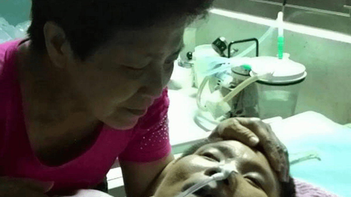 慈母熊玉蘭19年來無怨無悔照顧女兒。(圖/想想論壇提供) 慈母熊玉蘭19年來無怨無悔照顧女兒。(圖/想想論壇提供)