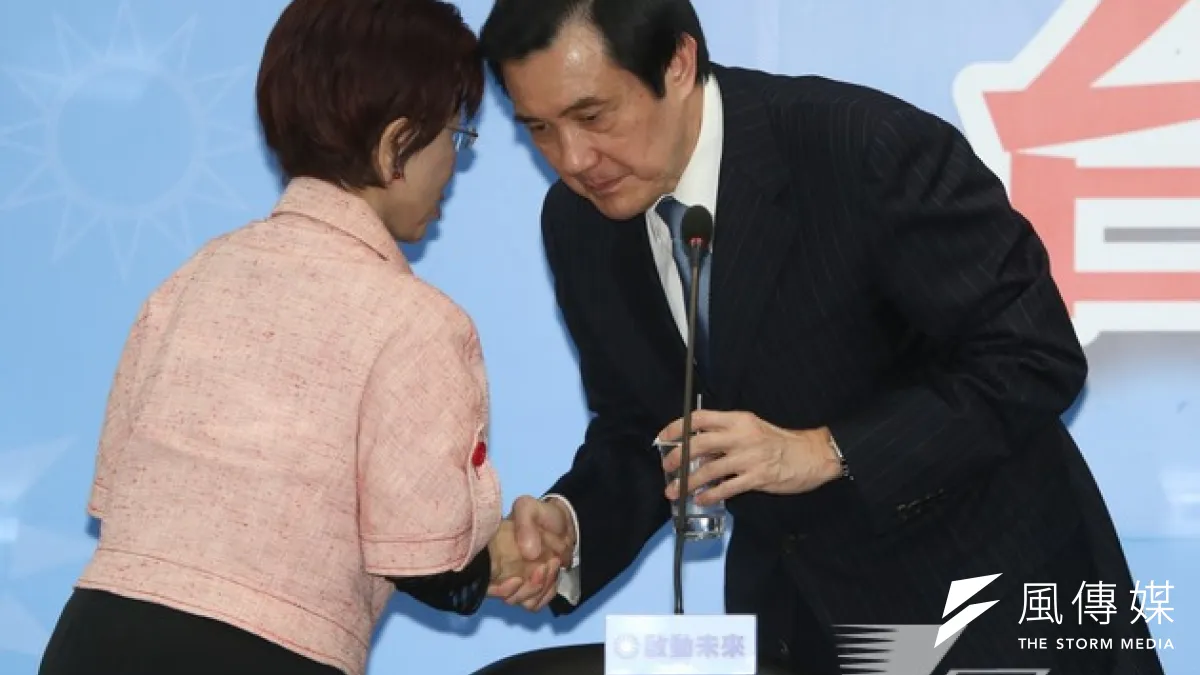 國民黨黨主席馬英九如果在周三中常會辭去黨主席,副主席洪秀柱可望代理。(資料照片,余志偉攝)