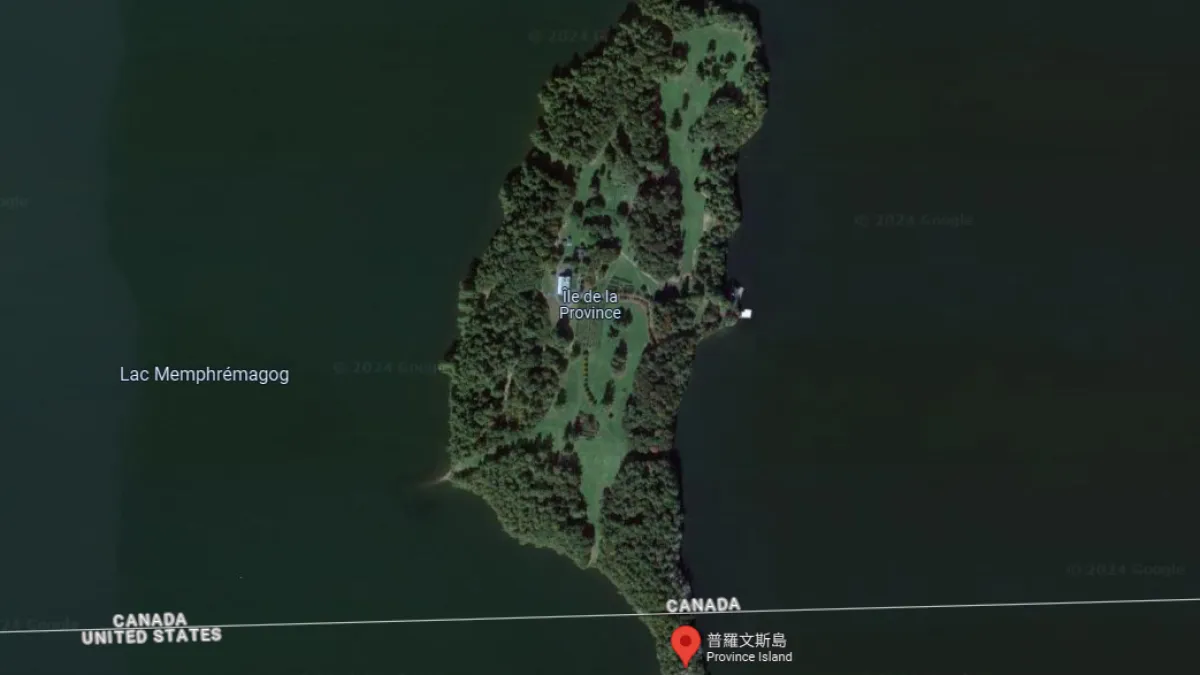 世界上的「另一個台灣」普羅文斯島。(圖/翻攝自GoogleMaps)