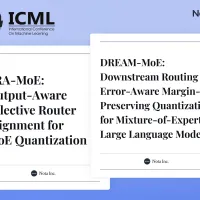 Nota AI Has Two MoE Quantization Papers Accepted at ICML 2026 Workshop, Demonstrating Global Competitiveness in Large-Scale AI Optimization Nota AI Has Two MoE Quantization Papers Accepted at ICML 2026 Workshop, Demonstrating Global Competitiveness in Large-Scale AI Optimization