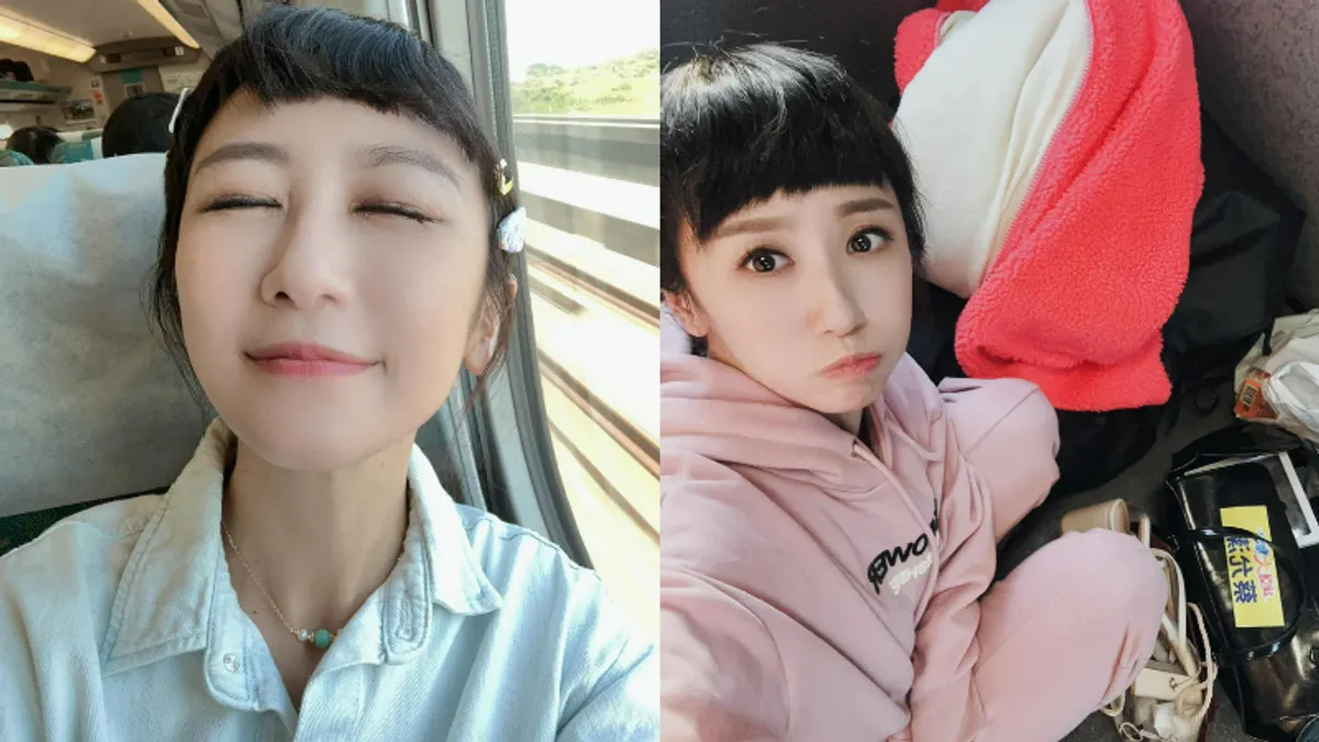 蔡允潔上了高鐵發現找不到車票,怎麼翻都沒有,最後靠1招順利下車。(圖/翻攝自蔡允潔臉書) 蔡允潔上了高鐵發現找不到車票,怎麼翻都沒有,最後靠1招順利下車。(圖/翻攝自蔡允潔臉書)