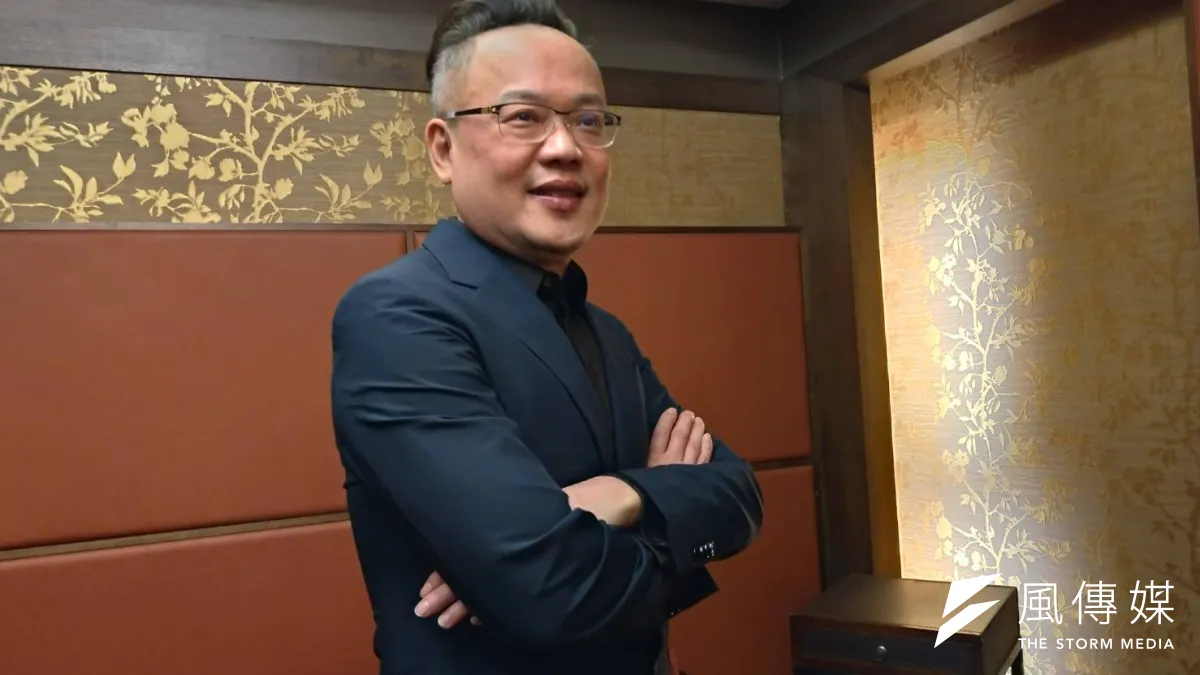 上揚國際董事長林聰麟,揮軍北上開疆闢土誓言成為「全台最會賣房子的人」。(圖/徐炳文攝)