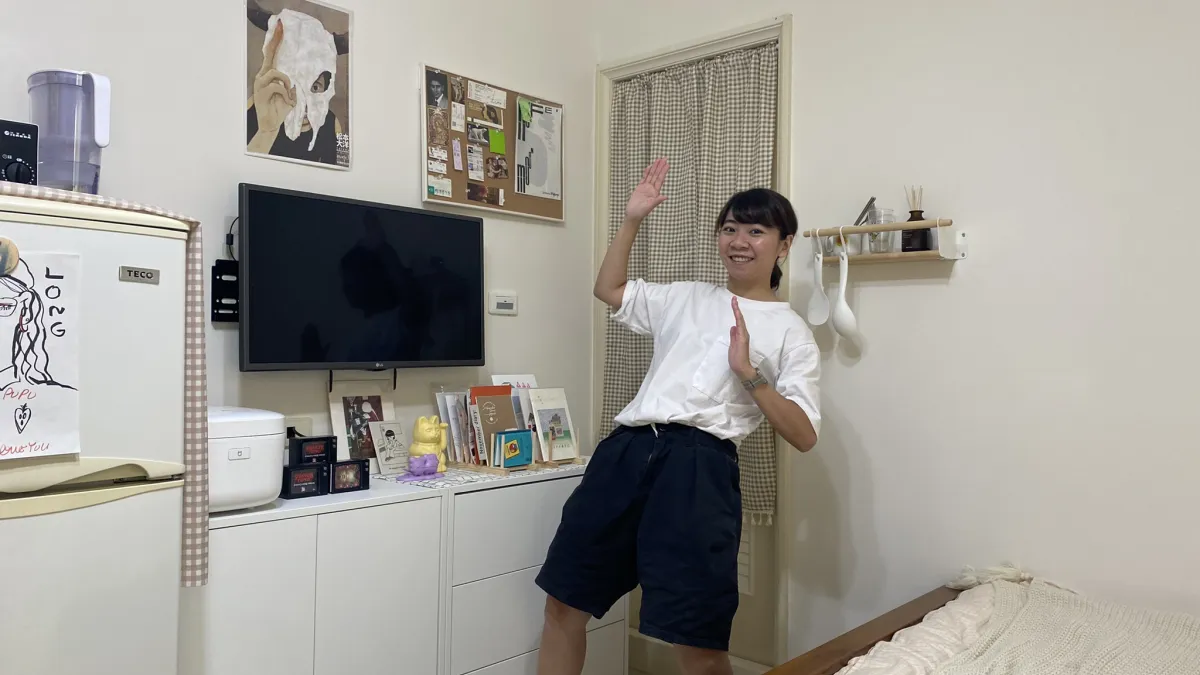 繁忙護理師最渴望下班後能療癒放鬆的5坪小空間。(圖/高市青年局提供)