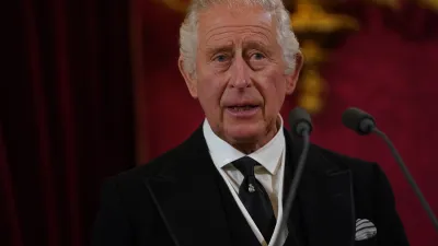 2022年9月10日上午,英國王位繼承理事會(Accession Council)正式宣布查理三世成為國王。(AP)