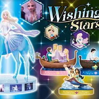 ディズニー名場面を“願い星”に描いたHappyくじ新作「Disney Wishing Stars」が、10月3日よりセブン-イレブンなどで順次発売される。『アナと雪の女王2』『ピーター・パン』『ラプンツェル』など人気作の限定フィギュアや雑貨がラインアップ。(© Disney) ディズニー名場面を“願い星”に描いたHappyくじ新作「Disney Wishing Stars」が、10月3日よりセブン-イレブンなどで順次発売される。『アナと雪の女王2』『ピーター・パン』『ラプンツェル』など人気作の限定フィギュアや雑貨がラインアップ。(© Disney)
